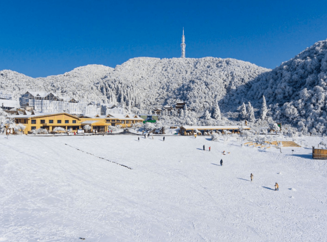 02 冬天的金佛山,我想念那里的一切. 想念在滑雪时的快乐.