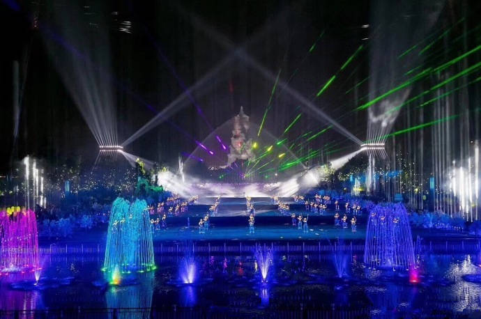 一场世界级的水舞灯光秀西安再次惊艳世界