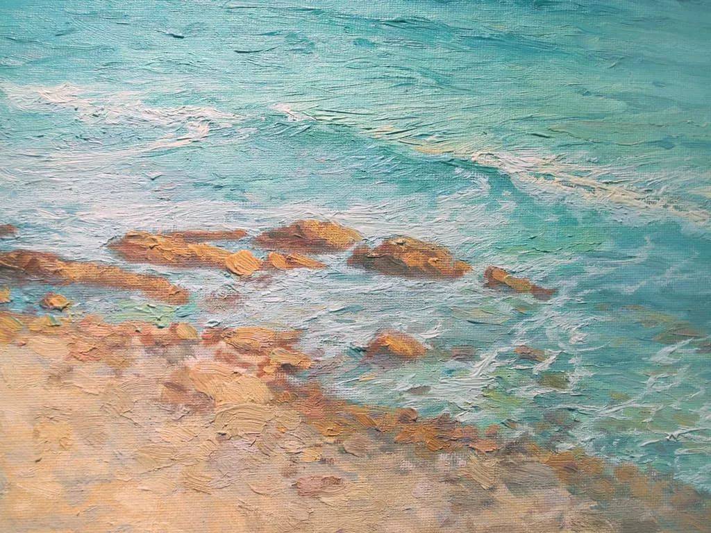 美国艺术家米里奇的绝美海滩油画作品欣赏