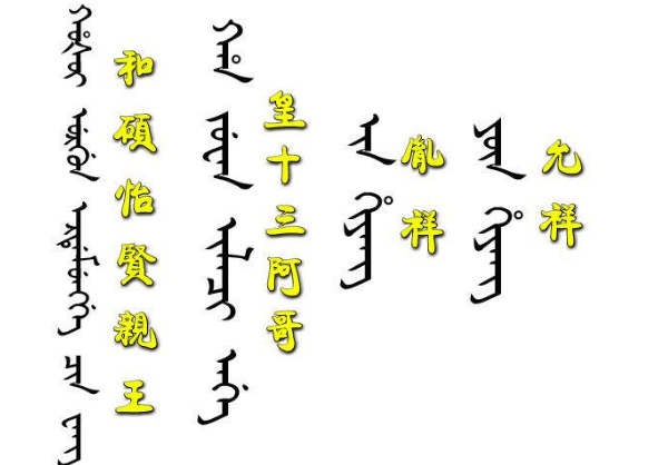 1599年清太祖努尔哈赤命人开始琢磨满文字的创立,而创作的依托就是