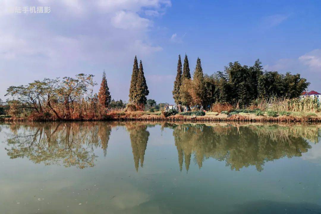 原创粗粗领略诸暨白塔湖的美丽乡景和杭州西溪湿地有相似却又大不同