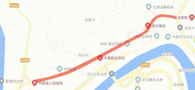 三个路口 龙溪路口连接进出城高速口 平昌客运中心及乡镇进出城车辆