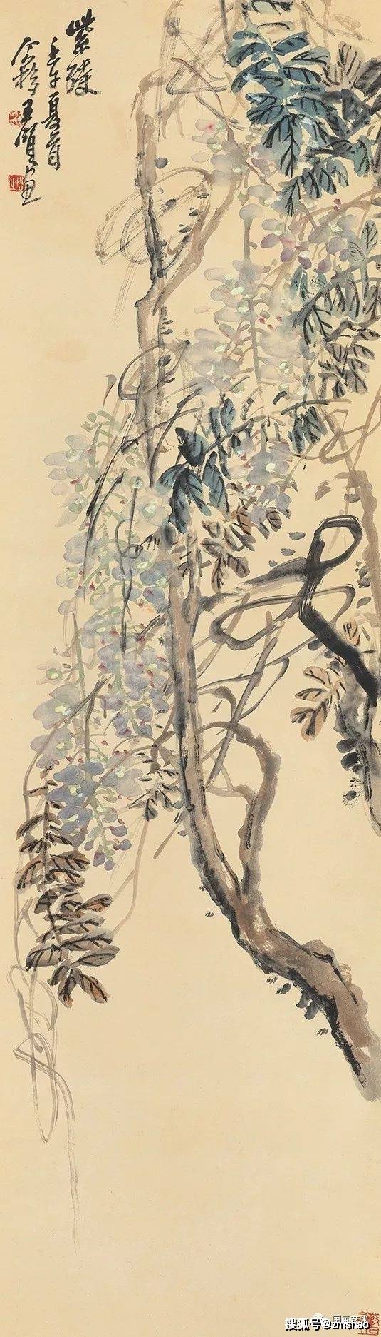 现当代名家:王个簃国画作品欣赏