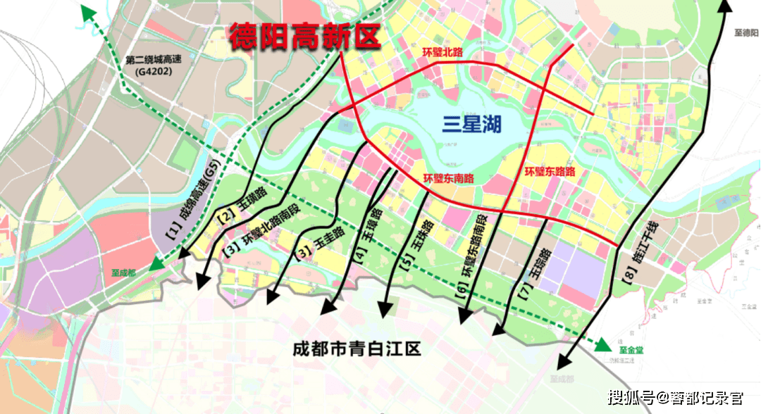 德阳高新区与青白江区又一重要通道——玉璋