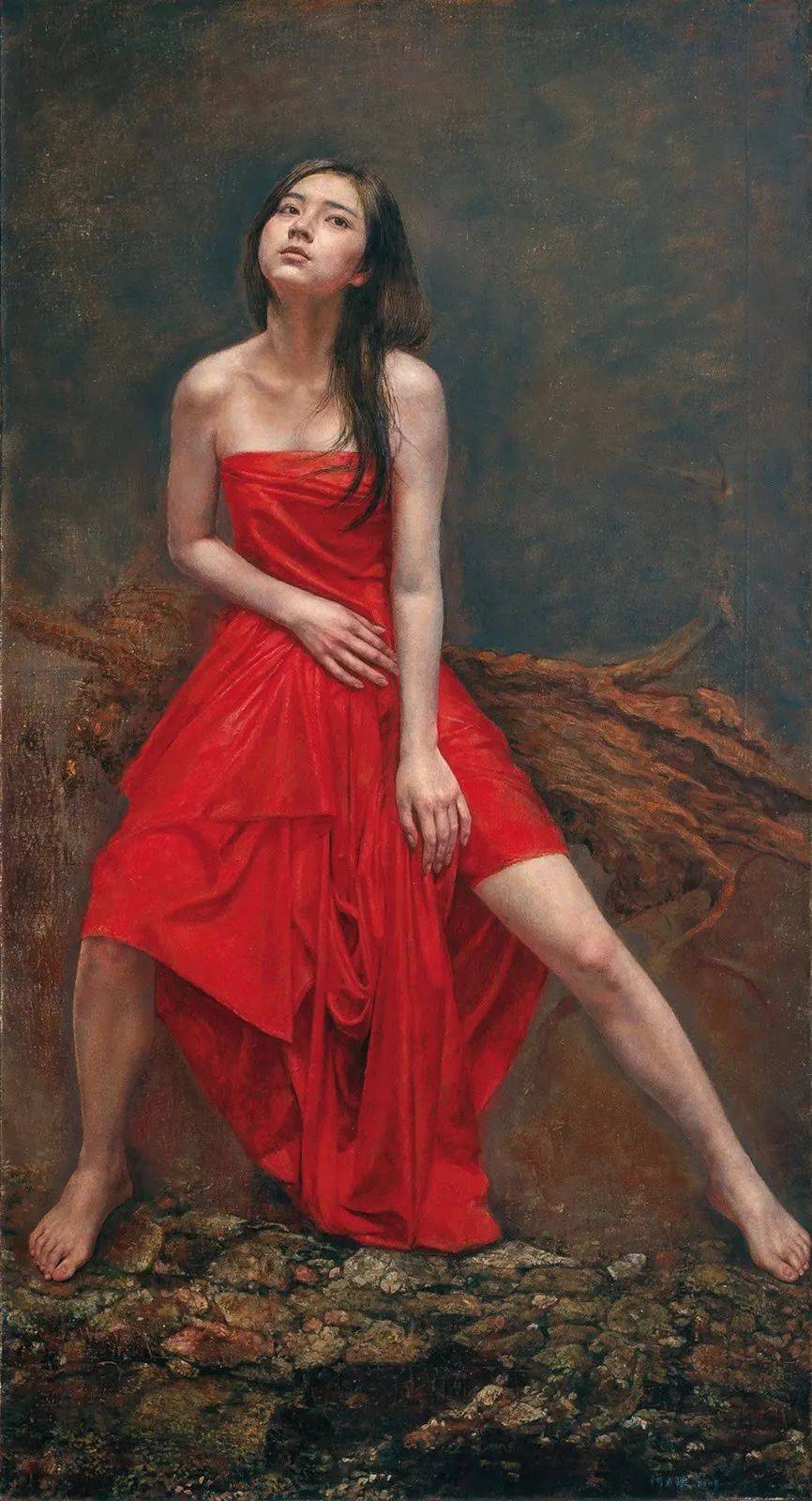 宁静升华,优雅美丽!画家何力怀的油画人物作品欣赏