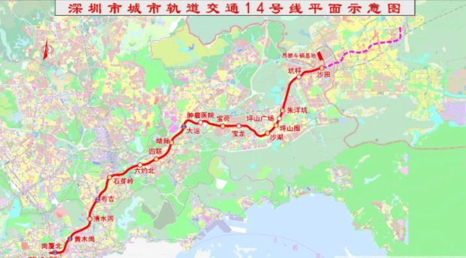 深圳地铁14号线沙田站附近楼盘有哪些?最近的楼盘是哪