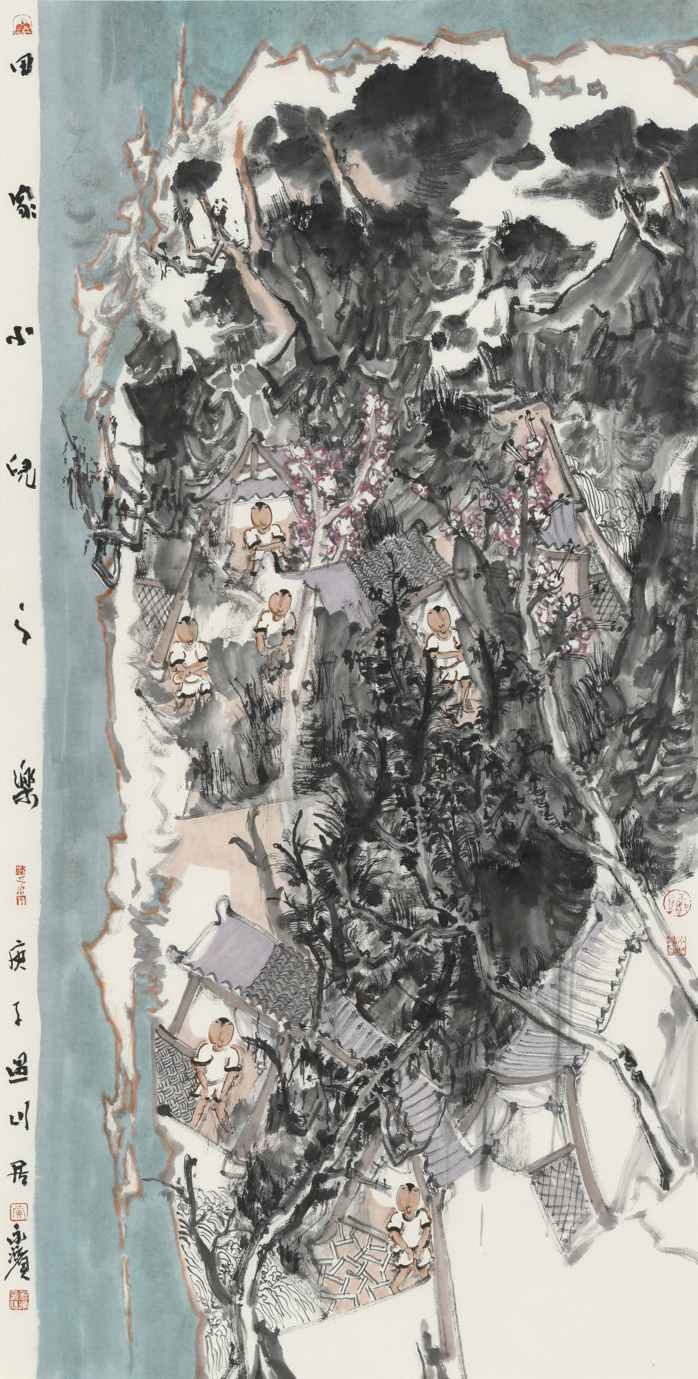 牛气冲天黄永滨绘画作品欣赏