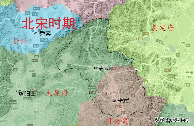 原创阳泉市行政区划史,平定为古代中心,阳泉后来者居上
