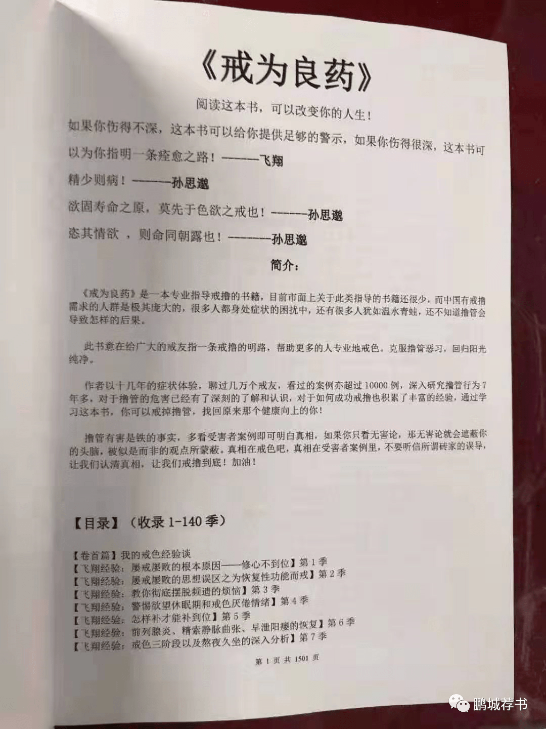 戒为良药 纸质书