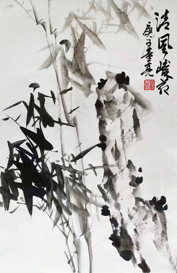 董主席的作品彰显了中国画意的艺术境界,也将观者带到美妙的中国文化