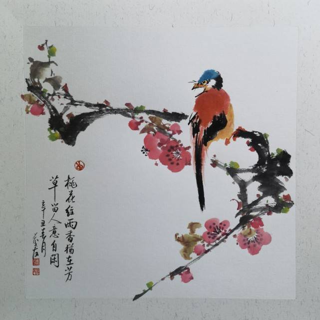 清风胜麝檀——蔡茂友辛丑年水墨花鸟画作品欣赏