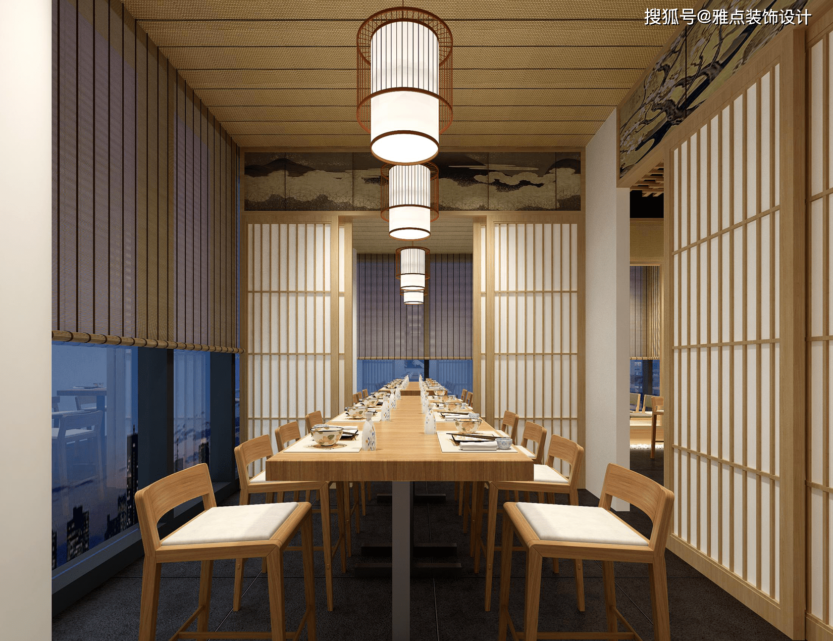 日本料理店装修设计方案分享