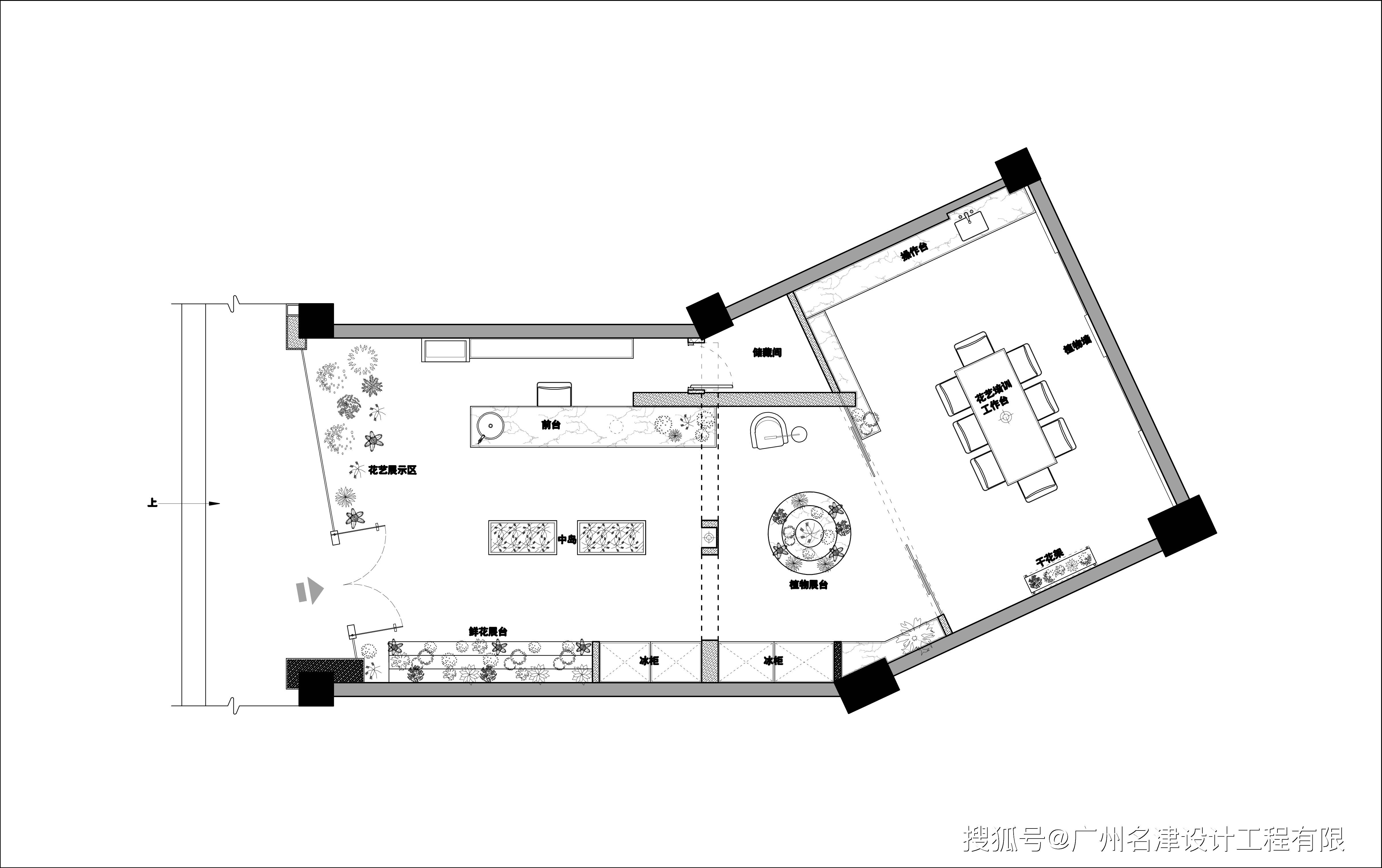 名津设计广州海珠区藏在闹市里的壹号花店