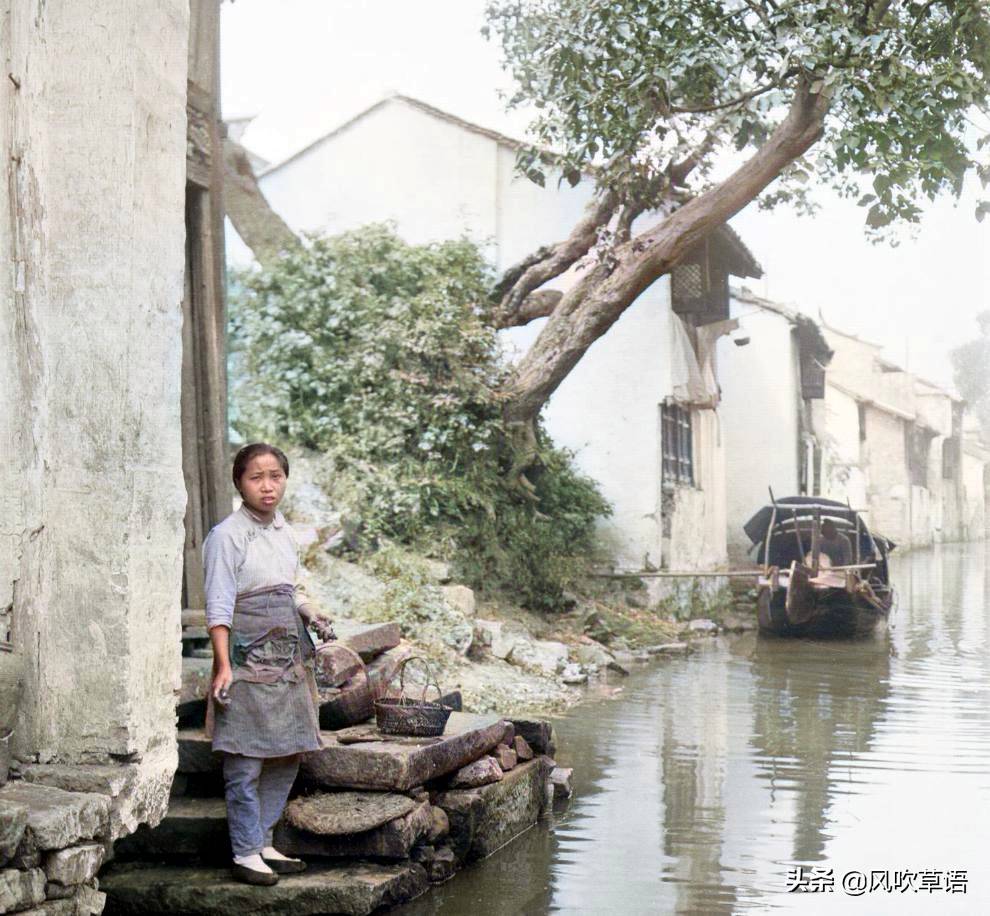 1930年苏杭运河边上的那些江南女子