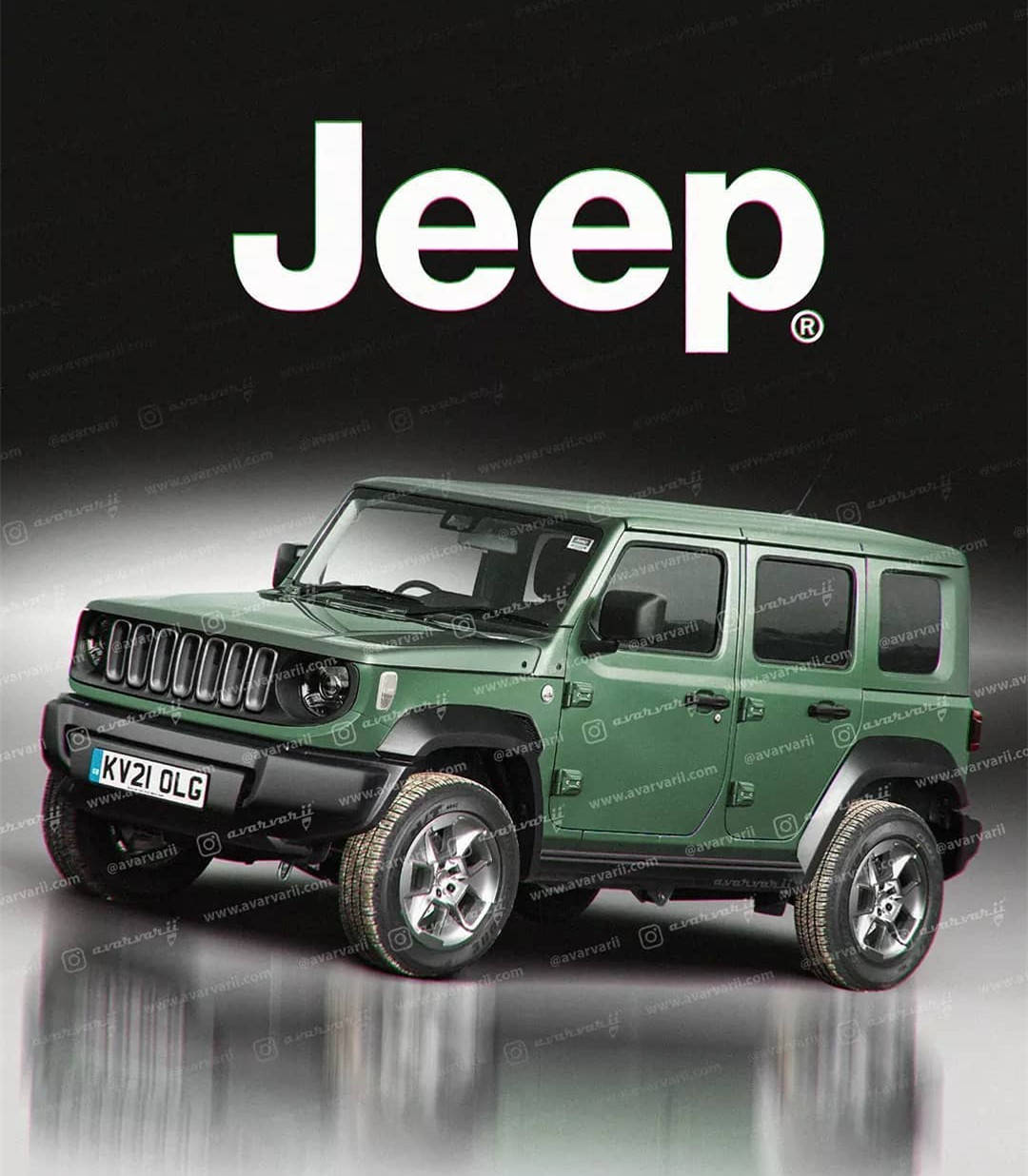 jeep全新小型suv渲染图曝光定位低于自由侠
