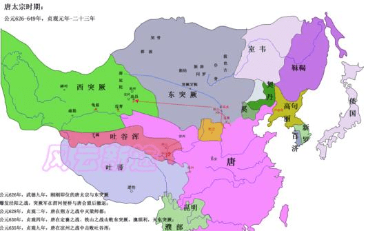 原创9张地图,看懂唐朝从建立,再到灭亡的289年历史