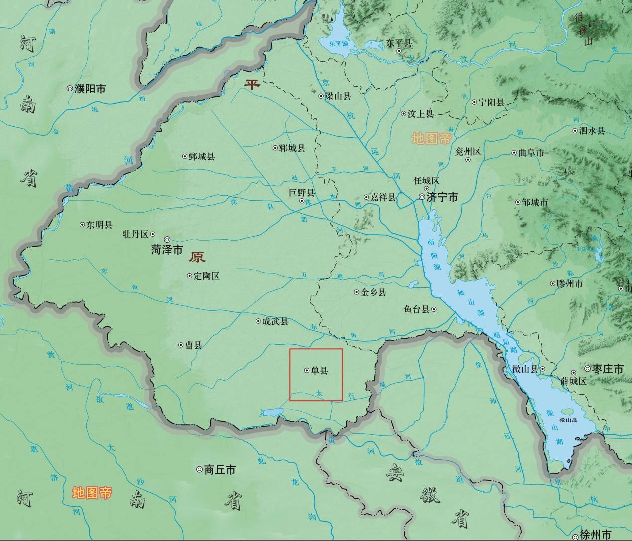 山东一个县,位于四省交界处_单县