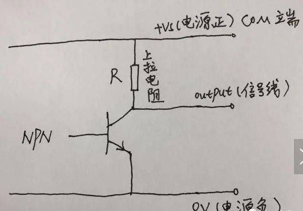 npn区分,npn信号的接近开关其电路图如下所示:由图中可以看到,npn