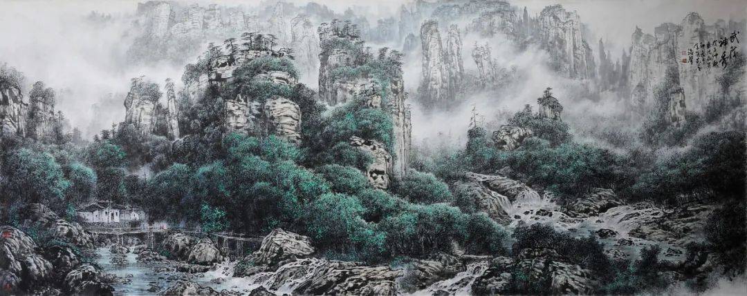 纵情山水～沈福馨水墨画精品在线展