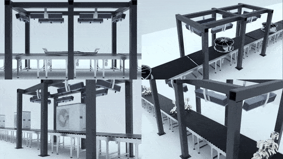 流水线批量检测 | 先临三维全新推出多机联动自动化3d