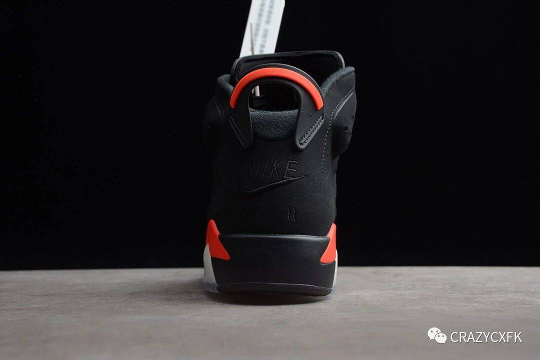 乔丹air jordan 6 og infrared aj6 黑红3m反光篮球鞋