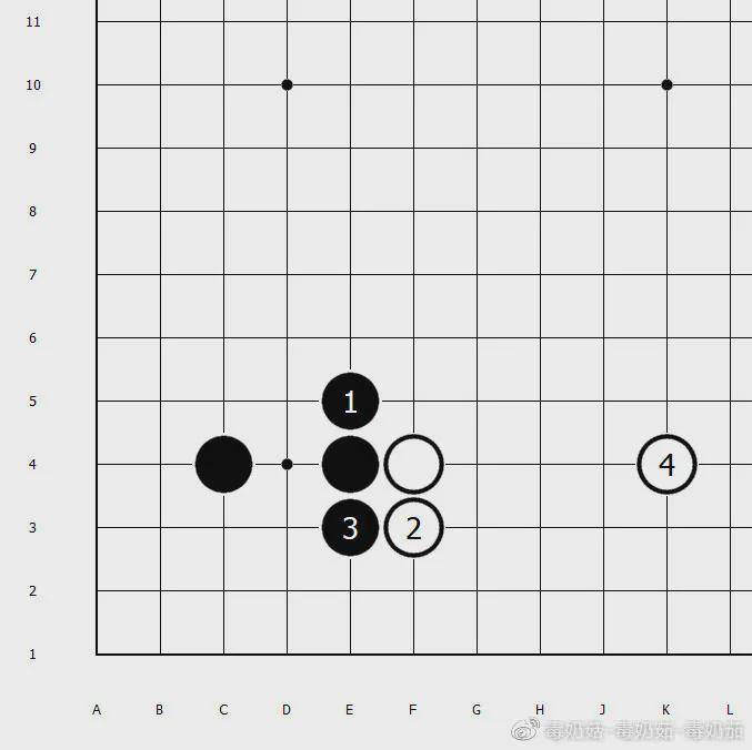 菇围棋定式入门到入土74小目守角单关角2