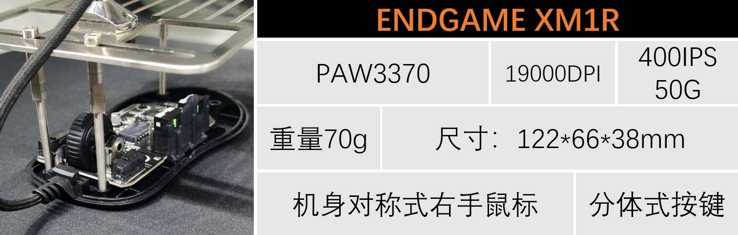 原相新旗舰paw3370,endgame xm1r鼠标精准测试