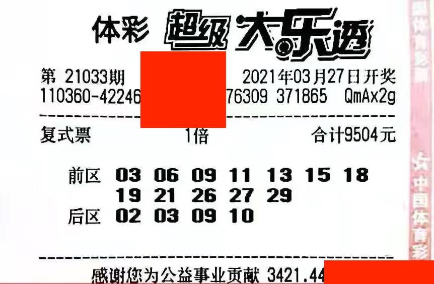 大乐透21033期晒票,1.8万元实票圈定3码,这次不谋而合?