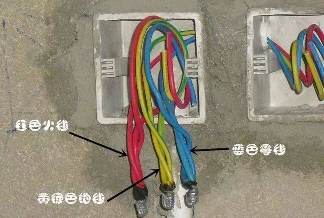 电线怎么接啊,有几种颜色?_接线
