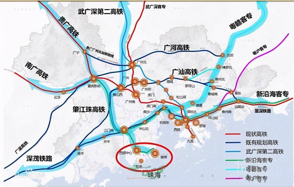 广东省铁路建设规划中的空白点有哪些