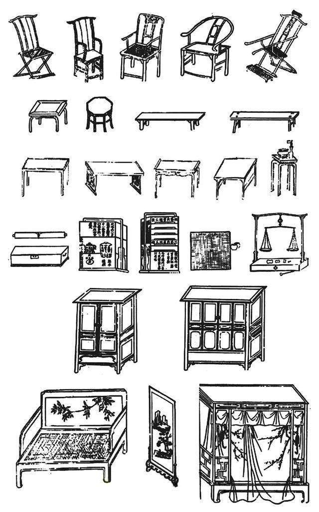 干货收藏:中国传统古典家具术语大全!(附图)