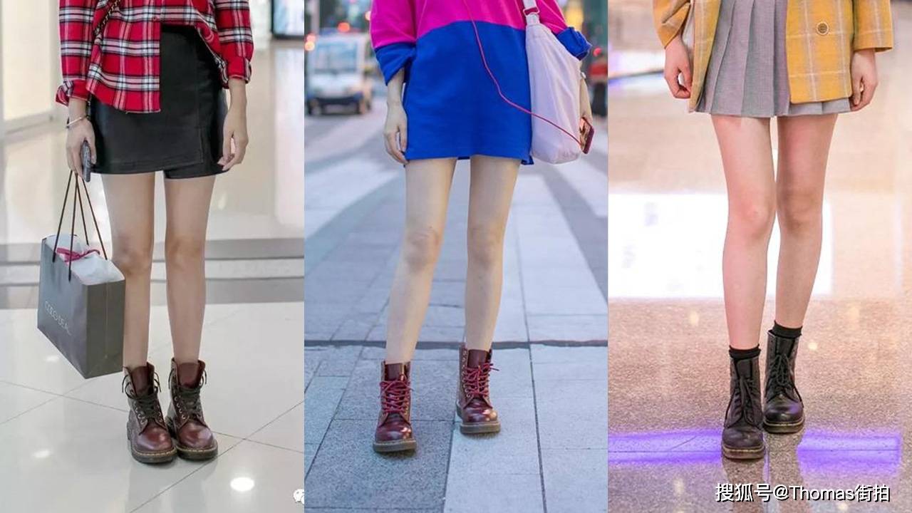 原创马丁靴怎么穿更时髦街拍街头潮人的马丁鞋穿搭