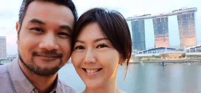 原创孙燕姿穿丁字连体泳衣,身材热辣,和印尼老公婚后好甜