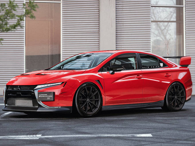 三菱全新一代evo曝光!搭2.0t引擎,外观酷似日产gt-r