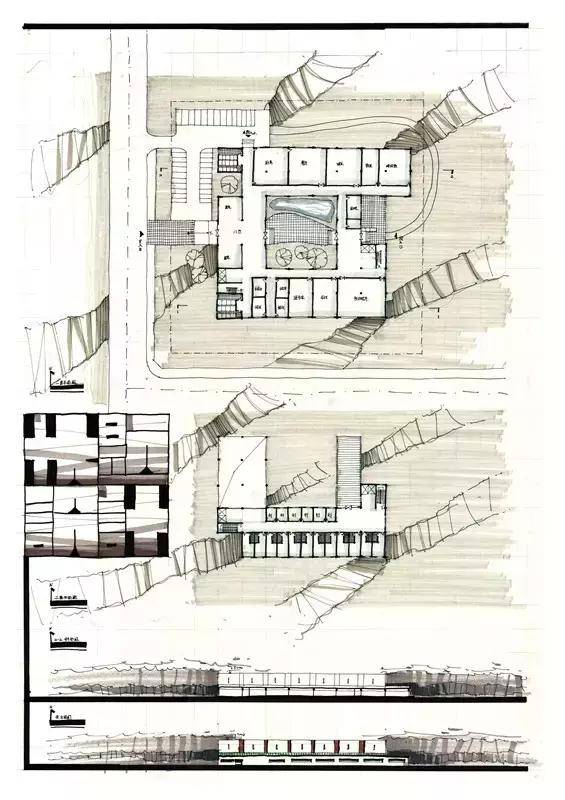 建筑学华元院2018建筑快题精选50张需要抄绘学习的同学收藏