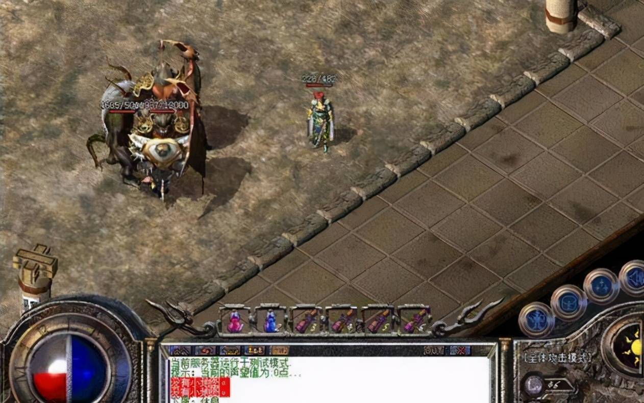 热血传奇:传奇中的超强boss—魔龙教主完爆祖玛教主