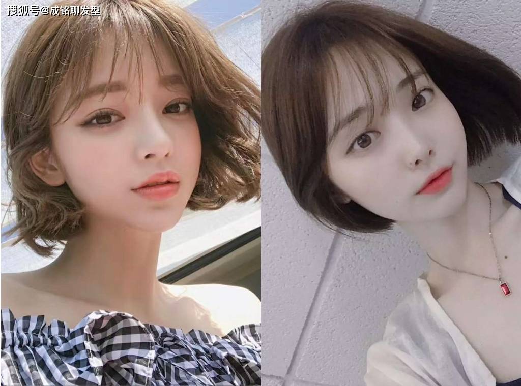 原创"圆脸"和"国字脸"女生适合什么发型?三个细节证明,短发最好