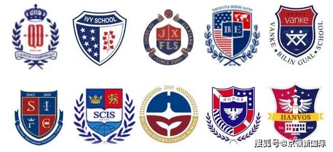 盘点了1000多所国际学校校徽:我们发现这5个元素最受喜欢