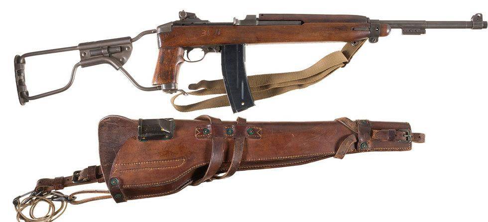 原创图说:m1卡宾枪 二战美国产量最大的枪械 世界第一种单兵自卫武器