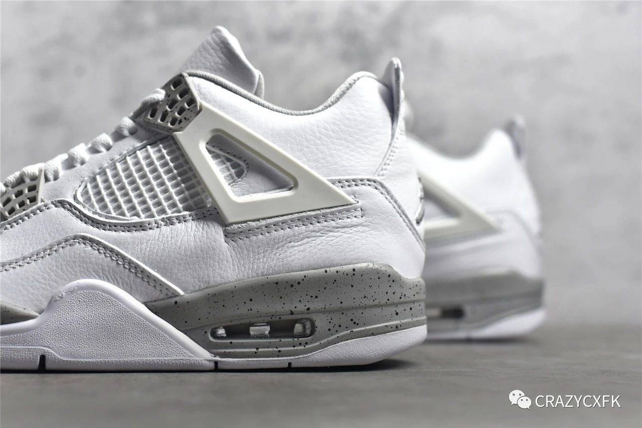 乔丹反转奥利奥airjordan4whiteoreoaj4篮球鞋