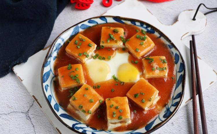 【肉末豆腐蒸蛋】