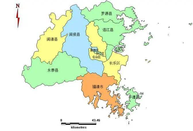 台江,仓山,晋安,马尾,长乐6个区,闽侯,连江,罗源,闽清,永泰,平潭6个县