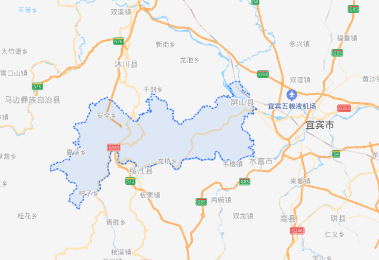 四川省一个县,因为一座山而得名,是你的家乡吗?_屏山县