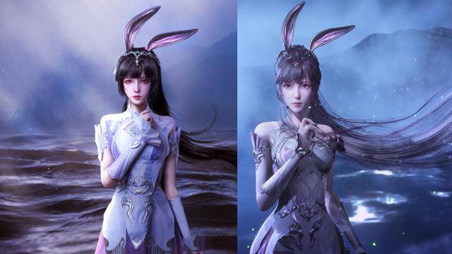 原创斗罗大陆:饭思思cos五年后的小舞,还原度被力压,气质更加重要