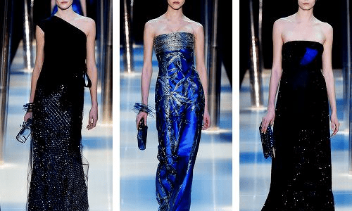 armani privé东方风情高定:竹之韵秀场,水墨翠竹绿影