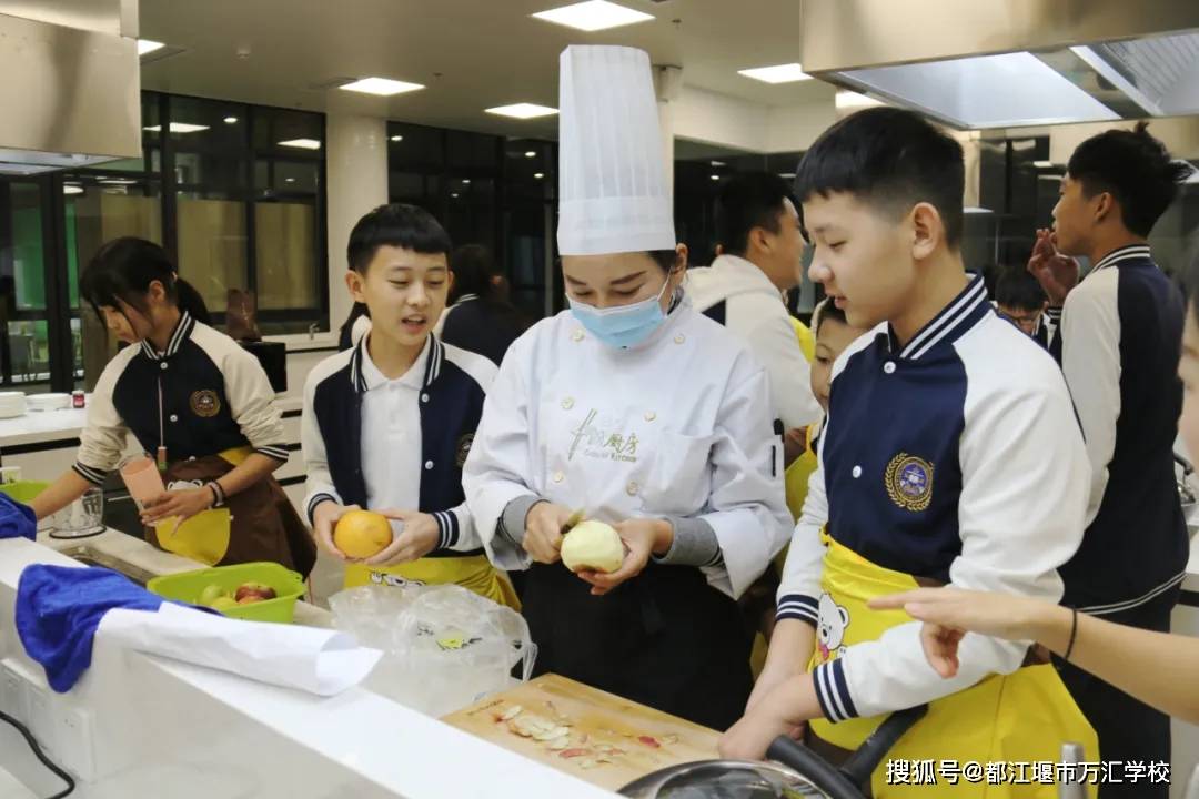 芬兰家政课落户都江堰市万汇学校