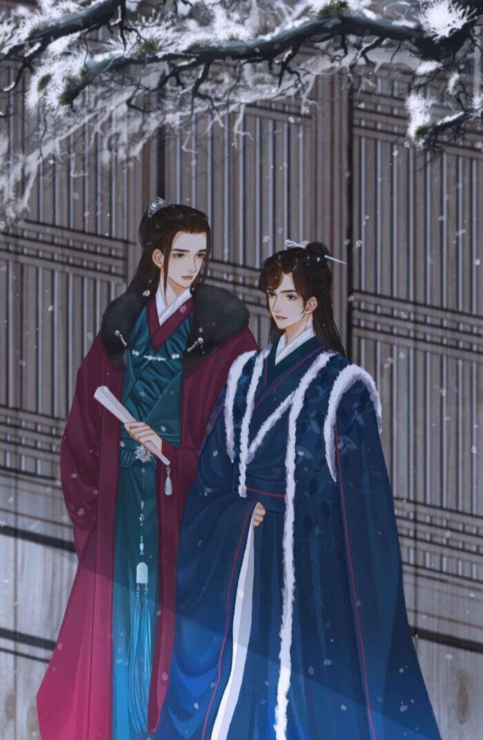 当《山河令》中的周子舒温客行变成迷你版的漫画,20年