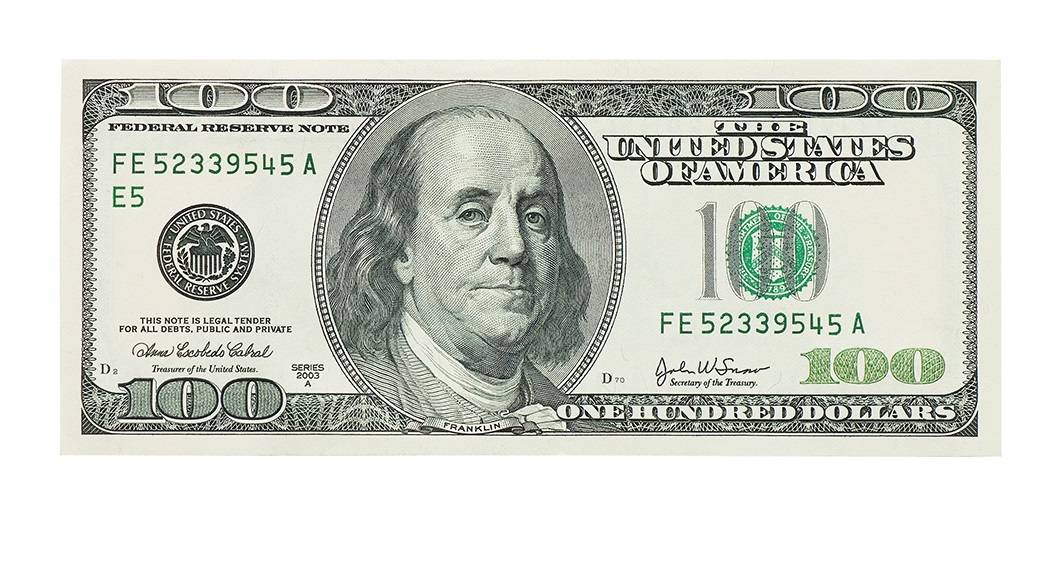 1美元印的是美国国父华盛顿,那100美元上印的又是谁?