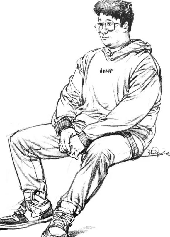 人物素描中,经典坐姿如何刻画?想考高分就来看看