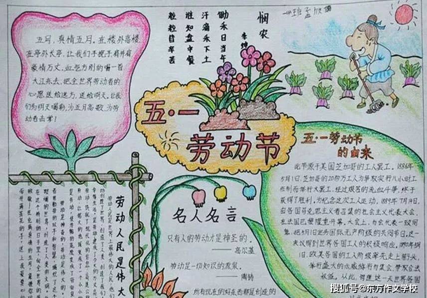 关于劳动节的手抄报 名言,拿来就能用